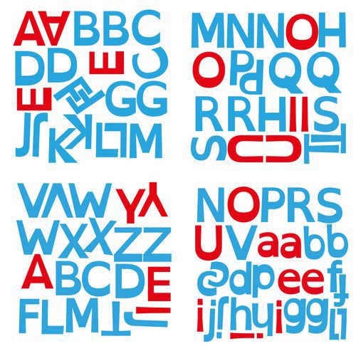Alphabet Magnétique Dyslexique