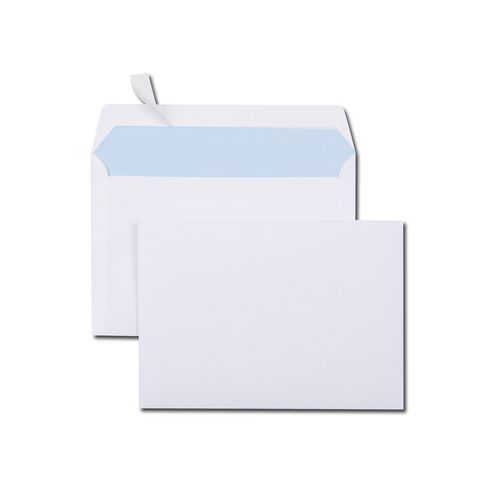 Enveloppes blanches autocollantes siligom 80gr 114x162mm c6 - GPV