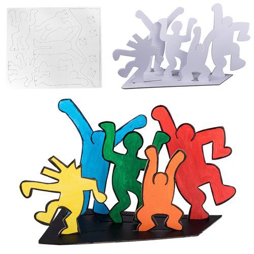Lot de 5 sculptures carton - fiesta