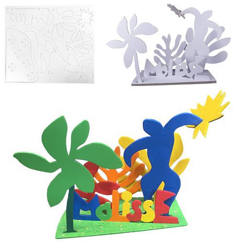 Lot De 5 Sculptures Carton - Reverie Végétale