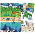 Atelier 12 Enfants Gommettes Format Géant Animaux