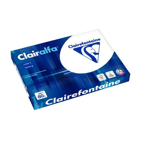 Ramette 500fles Photocopie 80g Blanc A3 A Clairalfa