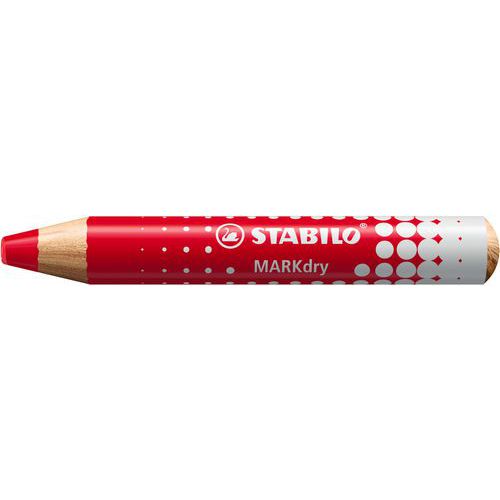 Crayon marqueur STABILO MARKdry - rouge
