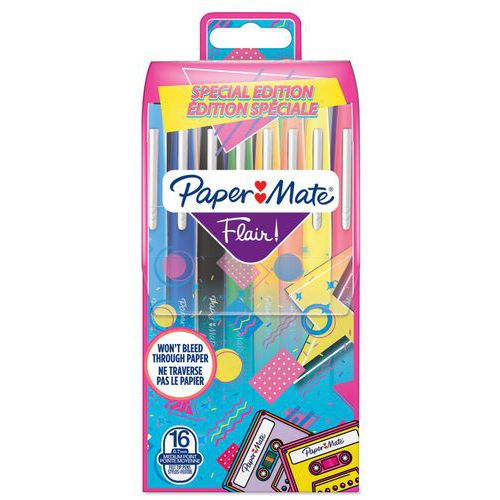 Flair Retro Trends Pochette 16 Couleurs Assorties
