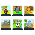 Puzzles verticaux animaux de la savane