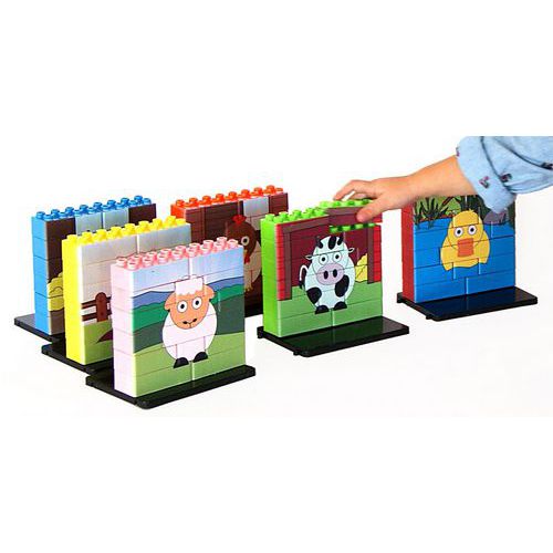 Puzzles Verticaux Animaux De La Ferme