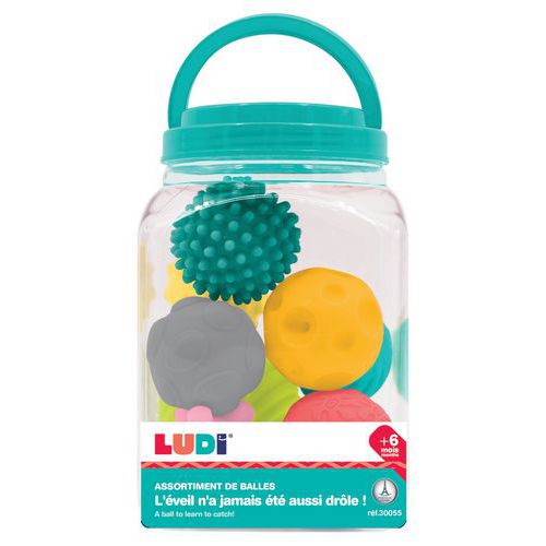 Lot De 8 Balles Sensorielles