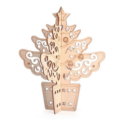 Lot de 10 sapins à plat à colorier - Graine créative