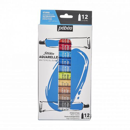 Set Aquarelle Studio Tubes 12x12 Ml