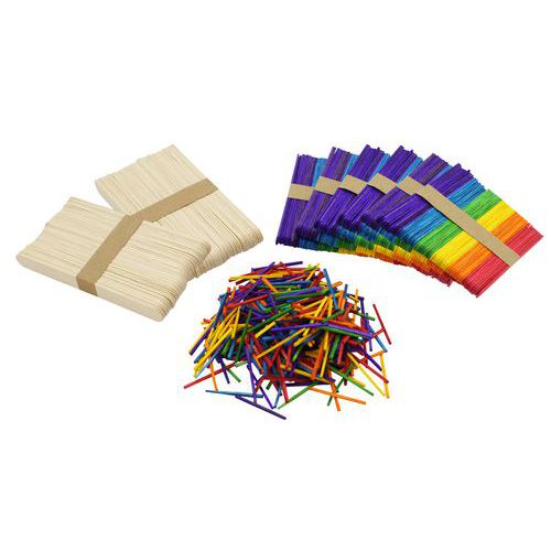 Lot de 1400 Schoolpack 1400 bâtonnets et allumettes - O-Color