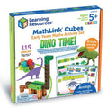Lot 100 cubes MathLink dinosaures + 15 cartes - Learning ressources