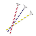 Tiges À Ballon Carton 40cm + Coupelle Plastique (lot De 10)