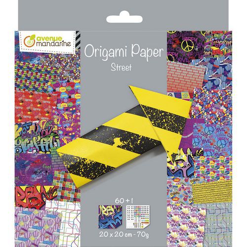 Origami Street 20 x 20 cm - Avenue Mandarine