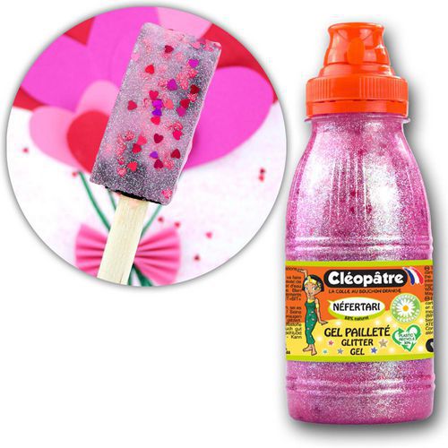 Gel Pailleté 250 Ml Déco Coeur