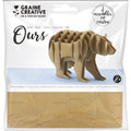 Maquette Carton À Assembler Et Décorer - Ours