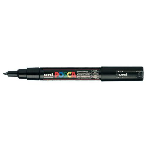 Marqueur Posca Pc1mc Pointe Extra Fine Conique - Noir