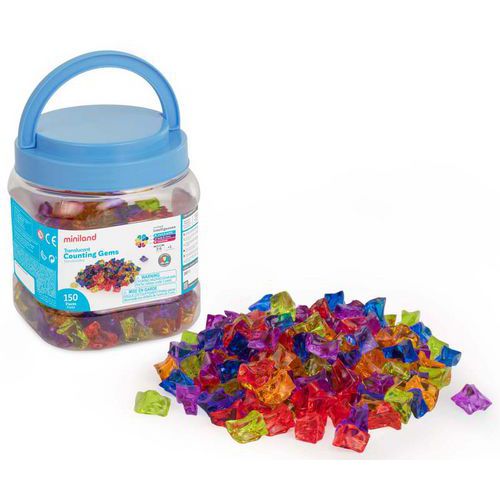 Pierres translucides lot de 150 - Miniland