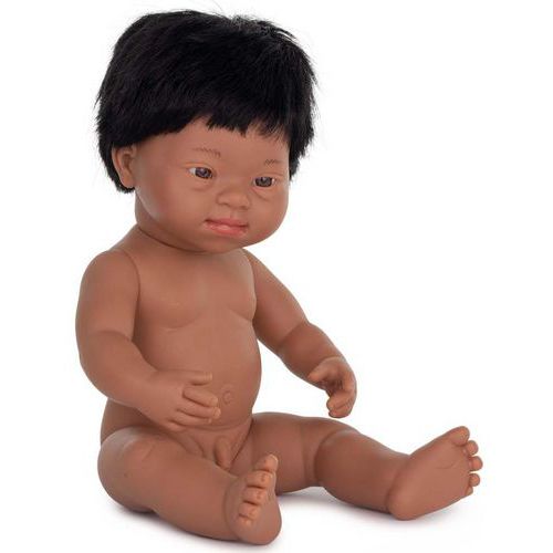 Bébé garçon sud américain syndrome down 38 cm - Miniland