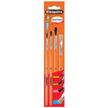 Set 3 Pinceaux 6/10/14 + 1 Brosse 8
