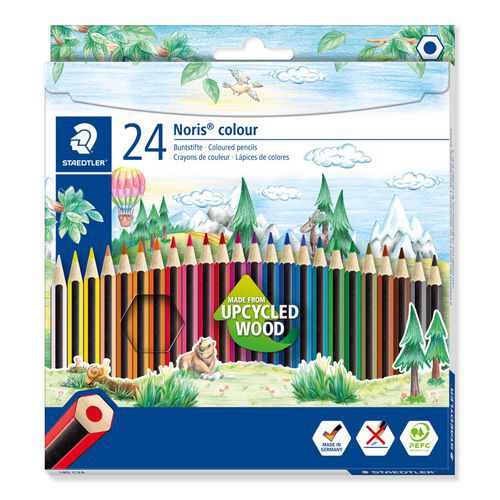 Etui 24 Crayons Couleurs Noris