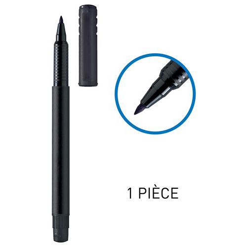 Feutres pointe moyenne nylon 1 mm - noir