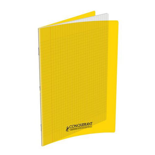Cahier polypropylène 90 g 60 pages seyes 24x32 cm jaune