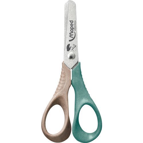 Ciseaux Bouts Ronds Vivo Gaucher 12 Cm 50% De Fibres De Bois