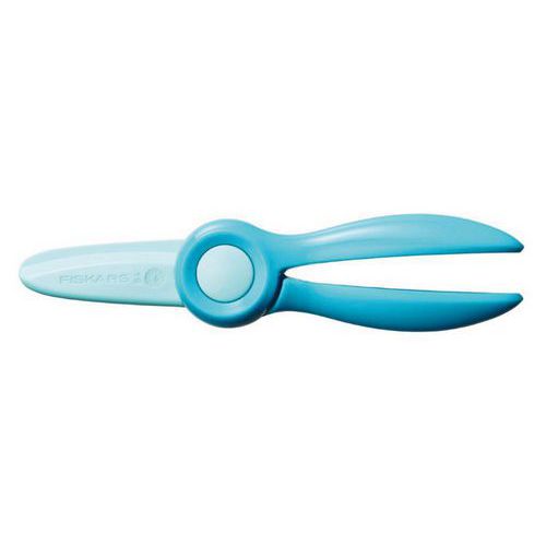 Ciseaux Bouts Ronds Débutants 11 Cm Ambidextre Coloris Bleu