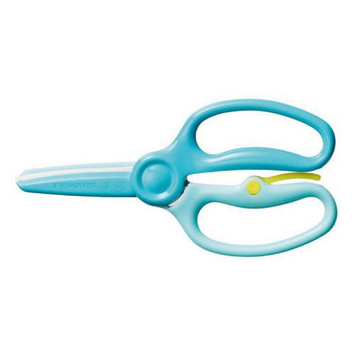 Ciseaux Entraînement Bouts Ronds 13 Cm Ambidextre Bleu