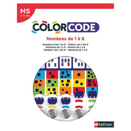 Colorcode - Nombres de 1 à 6 - Nathan