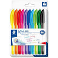 Pochette 10 Stylos Bille Pointe Moyenne Couleurs Assorties