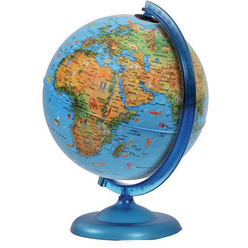 Globe 25 cm lumineux kids - Wonday