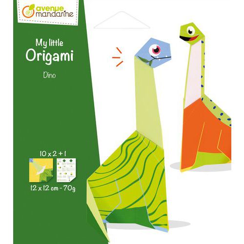 My little Origami, Dino, 12 x 12 cm, 20F, 70g (4+)