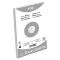 Fiches bristol quadrillé 5x5 non perforé 125 x 200mm blanc - Exacompta