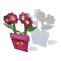 Pot De Fleurs En Carton Blanc À Décorer