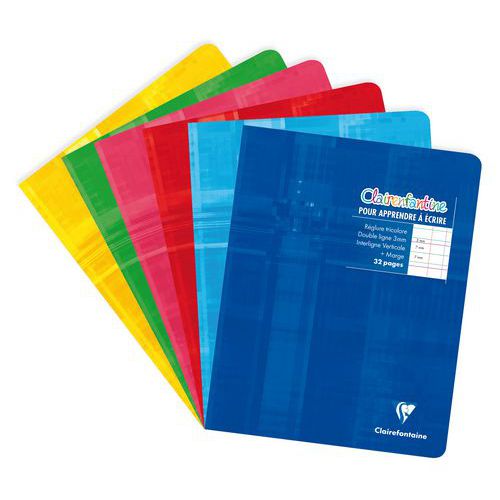 Cahier Clairefontaine 90g 32p 3mm 17x22