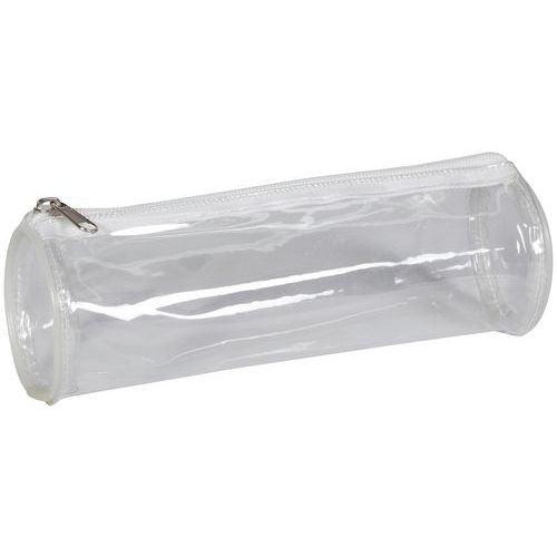Trousse Ronde Transparente Spéciale Examen Dim. Ø 7 X 22 Cm
