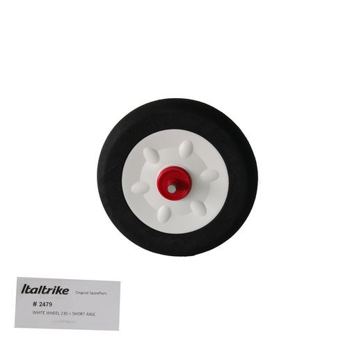 Roue Blanche Avec Axe Ref 2479