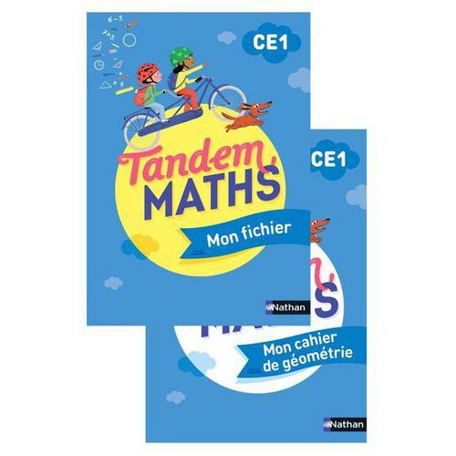 Tandem Maths Ce1 Fichier Élève + Cahier Géométrie