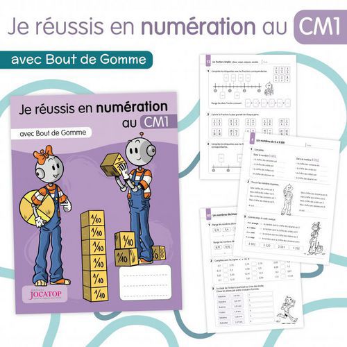 Je Réussis En Numération Avec Bout De Gomme - Cm1