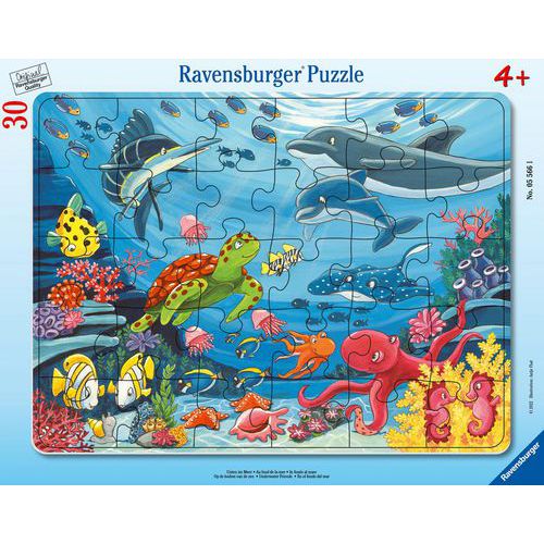 Puzzle cadre 30 pièces au fond de la mer - Ravensburger