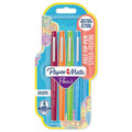 Pochette de 4 feutres flair couleurs assorties funs - Papermate
