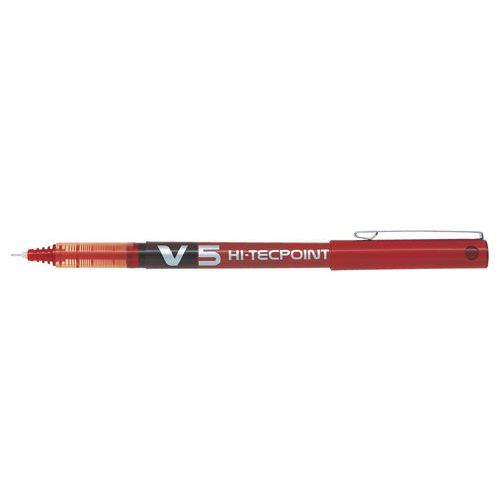 Roller Hi-Tecpoint V5 Pilot Rouge