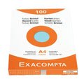 Set De 100 Fiches 5x5 Non Perforé 210x297mm Assortis