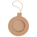 Cadre boule ronde de Noël en papier mâché à décorer - Décopatch