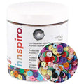 Bocal de 120 g sequins opaques brillants couleurs assorties - Innspiro