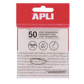 Bloc 50 Feuilles Notes Adhésives Transparentes 75x75mm Blanc