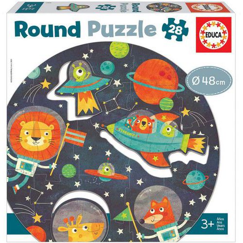 Puzzle Rond Espace 28 Pièces