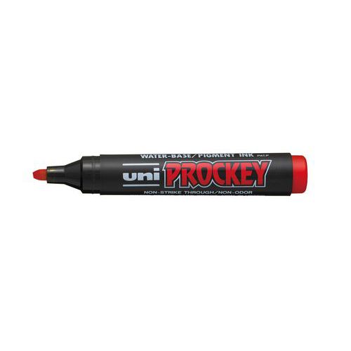 Marqueur Prockey Biseau. rouge Uniball