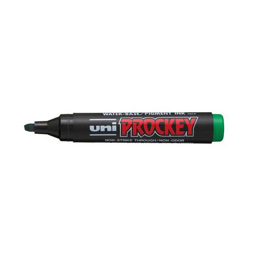 Marqueur Prockey Biseau. Vert Uniball